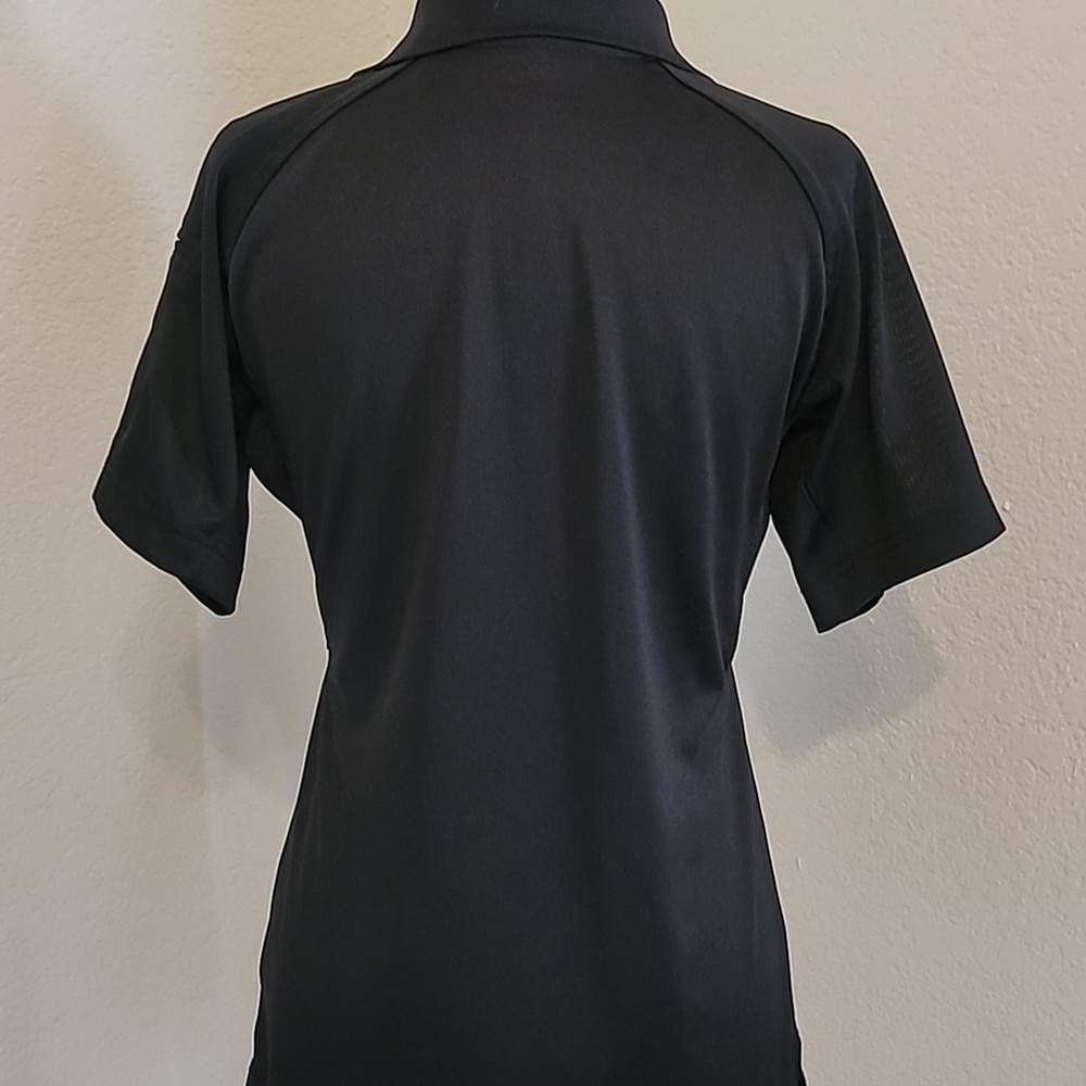 Black Polo Shirt with Embroidered Logo - Picture 4 of 5
